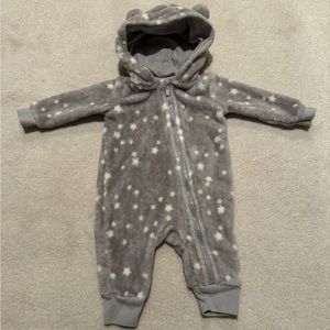 Cat & Jack 0-3M baby one piece fleece outfit